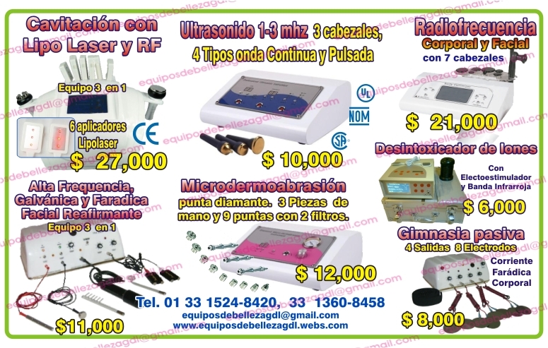 Aparatologia, Medicina Estetica Spa Reductivos, terapeutas adelgazar
